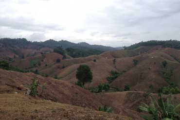 สภาพภูเขาหัวโล้น จ.น่าน
